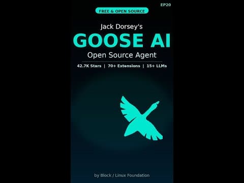 Goose AI: Open-Source Agent by Jack Dorsey