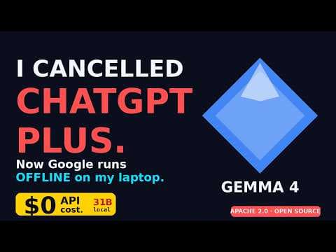 I Cancelled ChatGPT Plus. Google Runs Offline On My Laptop #Shorts